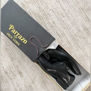 Parrazo of New York Black Dress Shoes Size 8